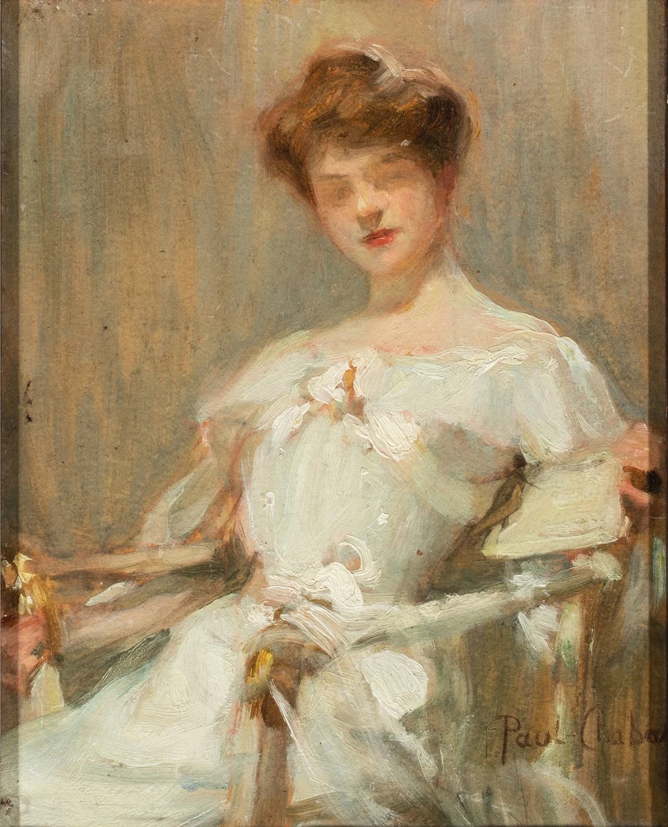 Paul Émile Chabas - Ritratto di una Signora